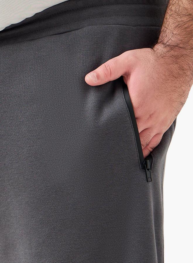 Maxim Men Regular Fit Joggers with Cut and Sew Detail - Image 4